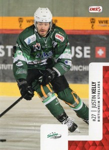 2017-18 DEL2 Playercards (#030) - JUSTIN KELLY