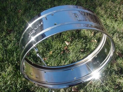 Carcasa de batería ROGERS Cleveland Powertone 1966 5x14 COB latón 13019 Foto 1 de 4