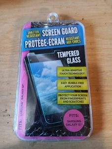 Samsung Galaxy S7 Tempered Glass Screen Guard Shatter Resistant Anti-Fingerprint - Picture 1 of 2