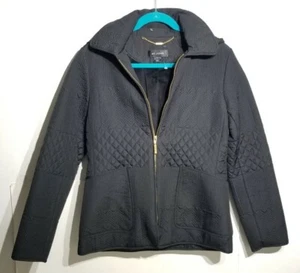 St. John Steppjacke Damen schwarz mit Kapuze Small ☆ Neu / Lesen ☆ - Bild 1 von 12