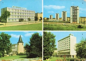 Plauen / Vogtland, Punkthäuser -  Sachsen - DDR , Postkarte,  gelaufen 1970 - Bild 1 von 2