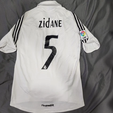 2006 Adidas Real Madrid Home Soccer Jersey Zinedine Zidane Men S Spain France Cover