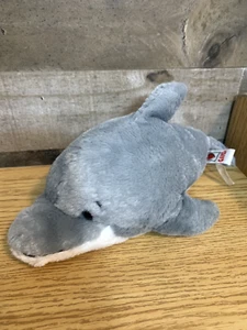 HM220 BOTTLENOSE DOLPHIN GRAY GANZ Webkins Plush Stuffed Animal ~ no code - Picture 1 of 6