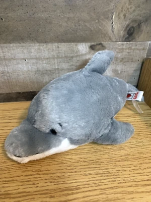 HM220 BOTTLENOSE DOLPHIN GRAY GANZ Webkins Plush Stuffed Animal ~ no code - Image 1 of 4