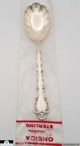 Cuchara de azúcar de plata esterlina Oneida Impresario *NUEVA* - Imagen 1 de 1