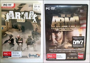 ArmA Gold & ArmA 2 Combined Operations PC DVD Games - Picture 1 of 3