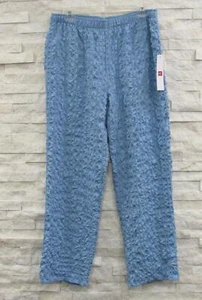 Neu mit Etikett IC Connie K 148 $ Ozean gepuckte flippige Stretch-Pull-On kunstvolle Hose L - Bild 1 von 5