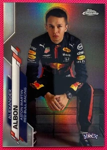 Tarjeta de variación de imagen Topps Chrome Fórmula 1 2020, Alex Albon #5 refractor de radiocontrol F1 - Imagen 1 de 2