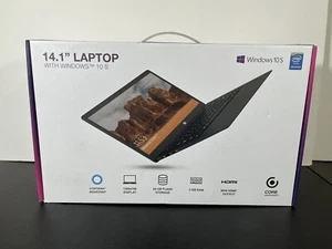 "Laptop Core Innovations 14,1"" Windows 10 S Intel Celeron 3 GB Ram negra nueva" - Imagen 1 de 5