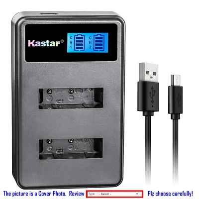 Cargador Doble Batería LCD Kastar para Cámara de Acción Xiaomi YI AZ16-1 AZ16-2 Yi 4K Foto 1 de 4