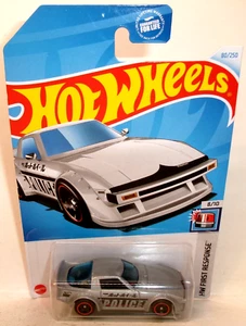 2024 HOT WHEELS 1:64 HW FIRST RESPONSE 8/10 SILVER MAZDA RX-7 DOLLAR TREE EXCLSV - Picture 1 of 11