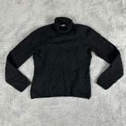 in Cashmere Women's Turtleneck Sweater XL Black Solid 100% Cashmere *Flawed*