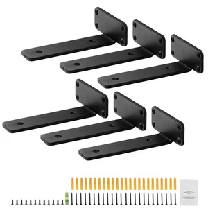 Uimoso  6x Schwerlast Regalhalter Regalträger Regalhalterung Regal 160x100x45mm - Bild 1 von 12