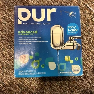 NEW PUR Advanced Faucet Water Filtration System MineralClear Chrome - Picture 1 of 4