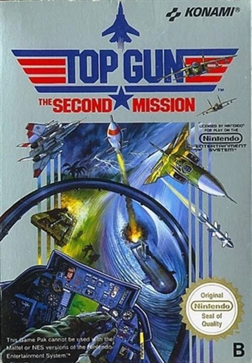 Top Gun The Second Mission - Nintendo NES Classic Action Video Game Boxed - Image 1 of 1
