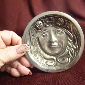 Vintage Jugendstil Stil Dame - Rosa Martine - 4 1/4" Teller - EUC - Bild 1 von 4