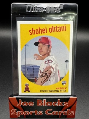 2018 Topps Archives - 1959 Design Shohei Ohtani #50 Pitching Pose (RC) - Image 1 of 2