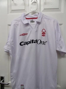 Umbro Nottingham Forest Football Shirt Large White Vapa-Tech UK L - #3104 - Picture 1 of 7