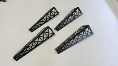 Juego de 4 patas de mesa de centro de acero personalizadas mesa de borde vivo industrial 16" de alto Foto 1 de 4