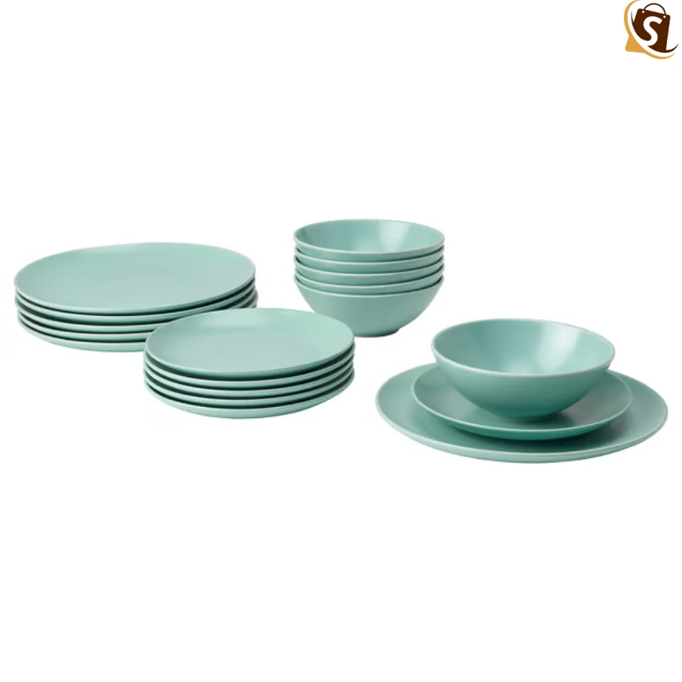 IKEA 18-tlg. Lunch Geschirrset Küche Geschirrset Teller Schüsseln Geschirrset - Bild 1 von 1