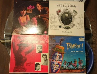 4 Vinyl LOT The Nitty Gritty Dirt Band Les Baxter Ian & Silvia Marlene Willis - Image 1 of 4