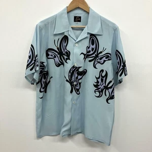 Aeon Hiro Store Used Needles Short Sleeve Shirt S/S One-Up Qv432 Size M 99 - Picture 1 of 10