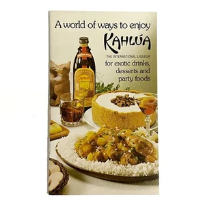 Vintage Kahlua Liqueur Recipes and Pairings Booklet Cocktails Mixology Cookbook - Bild 1 von 6
