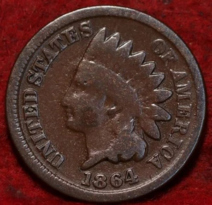 1864 Bronze Philadelphia Mint Indian Head Cent - Picture 1 of 2