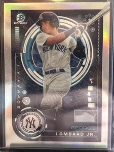 2024 Bowman George Lombard Jr AI Refractor RC Rookie Prospect BAI-19 Yankees  - Imagen 1 de 5