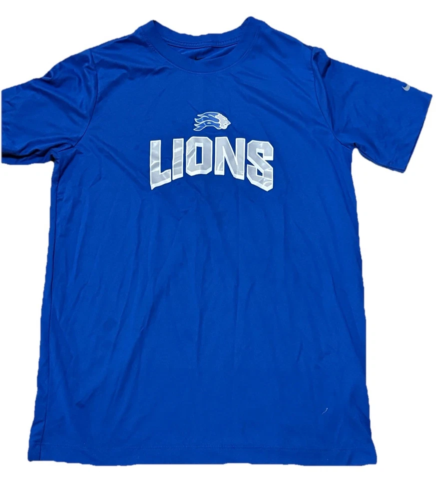Detroit Lions Nike Dri Fit T Shirt Youth XL - Image 1 of 4