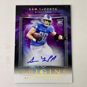 Sam LaPorta Detroit Lions 2023 Origins Panini Rookie Autograph No. RASML Auto RC - Picture 1 of 6