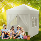 2x2m Waterproof Garden Pop-Up Gazebo Marquee Party Tent Canopy 4 Sides White