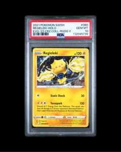 🌀 Pokemon EVS 060/203 - Evolving Skies Regieleki Cosmos Holo - PSA 10, Pop 2 🌀 - Bild 1 von 4