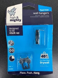 High & mighty 515302 40 lb. Tool Free Picture Hanger (2-Pack) - Picture 1 of 3