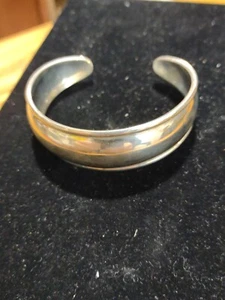Vintage Sterling Silber Armreif Armband dick keine Beschädigungen schön! - Bild 1 von 7