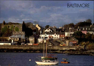 Post Card IRELAND Irland BALTIMORE Fishing Village See View color Ansichtskarte - Picture 1 of 2