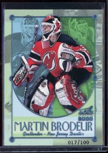 1999-00 Aurora Championship Fever Ice Blue #15 Martin Brodeur 017/100