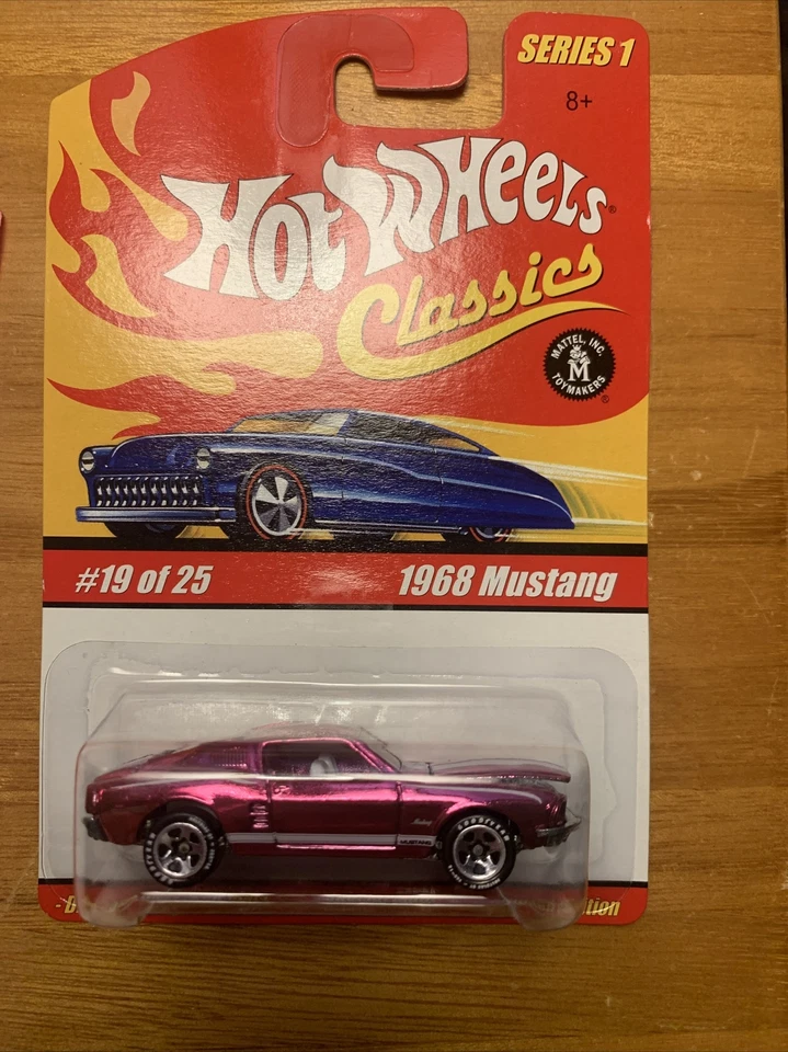 Hot Wheels Classic Series 1 #19 Pink 1968 Mustang - Image 1 of 1
