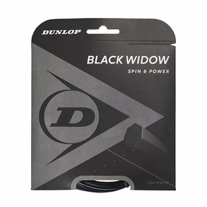 Dunlop Black Widow 16 G Tennis String (Black) Authorized Dealer w/ Warranty - Picture 1 of 2