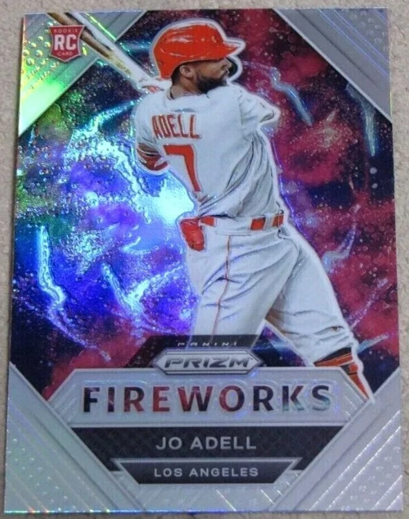 JO ADELL RC 2021 PRIZM SILVER PRIZM FIREWORKS #FW9 LOS ANGELES ANGELS - Image 1 of 1