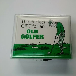Perfect Gift Old Golfer golf balls gag gift Leister Used Clean laugh spring b-da - Picture 1 of 3