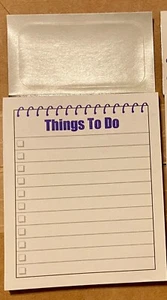Advertising Notepads "Things To Do" (with Magnetic backing) - Picture 1 of 6