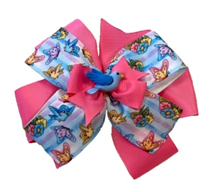 Beautiful Blue Bird inspired hair bow for girls. - Picture 1 of 2