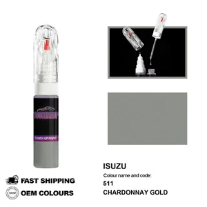 FOR ISUZU CHARDONNAY GOLD 511 Touch Up Paint Pen Brush Fix Kit Scratch Chip Set - Picture 1 of 8