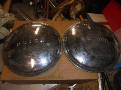 OLD CAR Parts Hub Cap Buick 38-40 Embossed OUT 11"  Lasalle Cadillac Vintage - Image 1 of 3