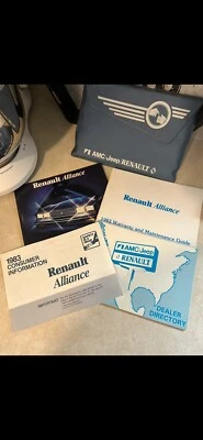 1983 Renault Alliance руководство владельца + обслуживание и т.д., Бесплатная доставка - Изображение 1 из 4