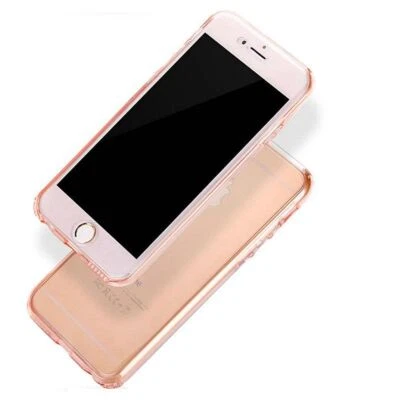 Apple iPhone 6 / 6S Plus Custodia Completa 360 In Silicone Rosa - Immagine 1 di 3