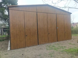Blechgarage 7,5x4x4,4m Fertiggarage KFZ Lager Halle | inkl. Montage | 28713!! - Bild 1 von 4