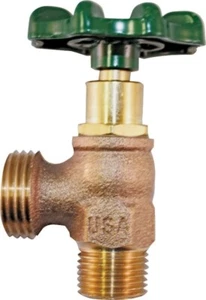 NEW ARROWHEAD BRASS 223LF BRASS 3/4" MIP X 3/4 MALE HOSE BOILER DRAIN VALVE USA - Picture 1 of 1