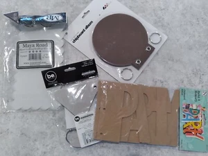 Chipboard Albums Lot - circle,glass,party & rectangle scallop - Picture 1 of 5